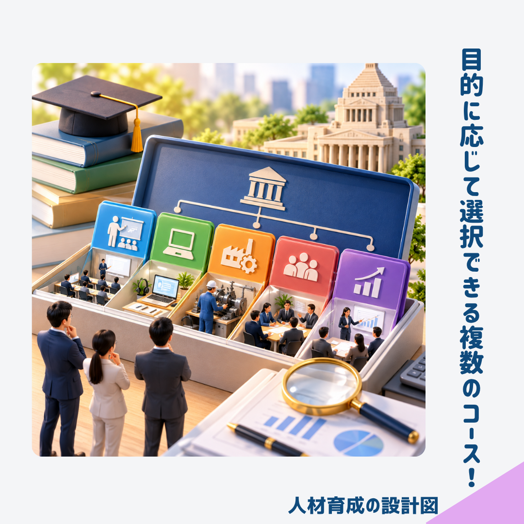 目的に応じて選択できる人材開発支援助成金