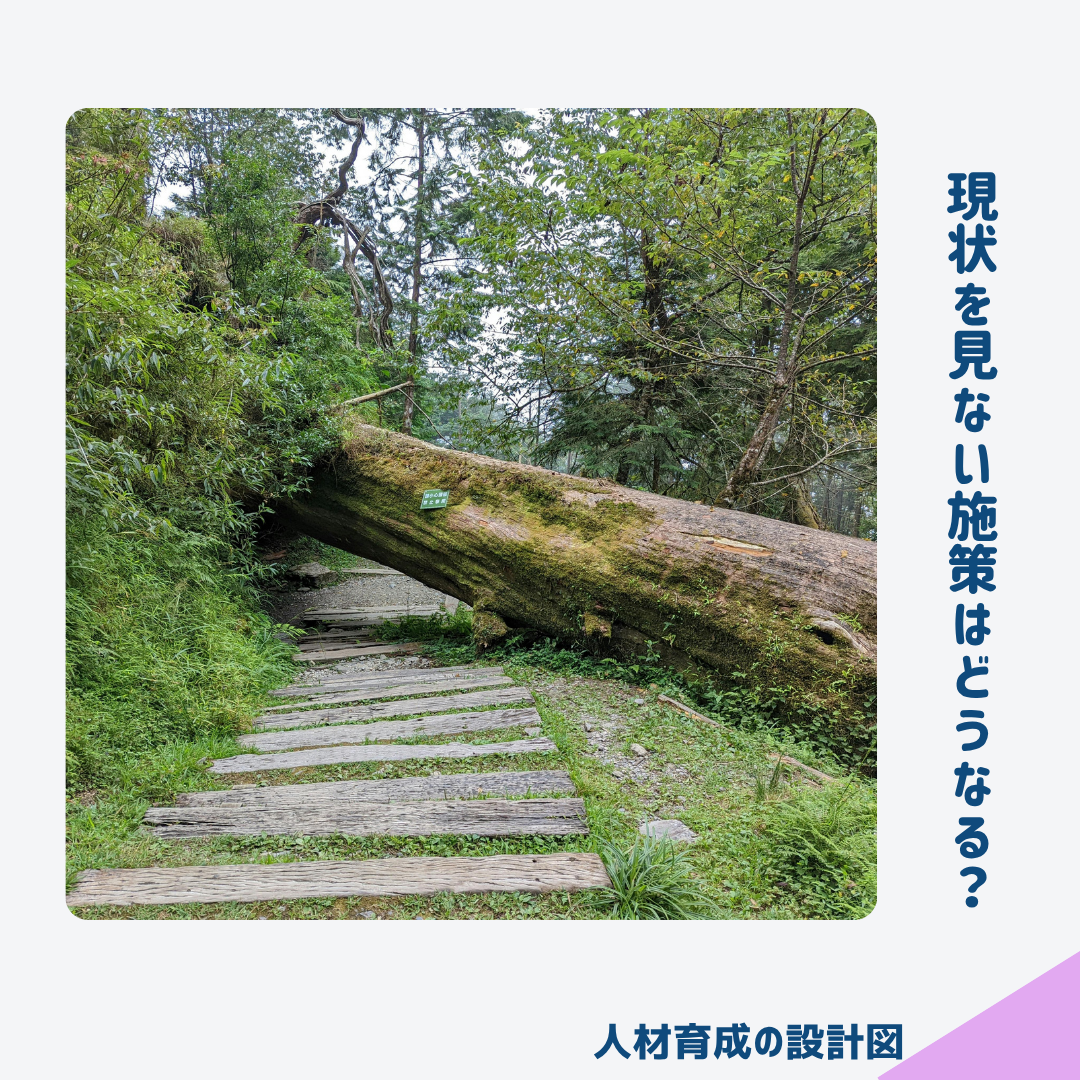 現状を見ない施策はどうなるのか?