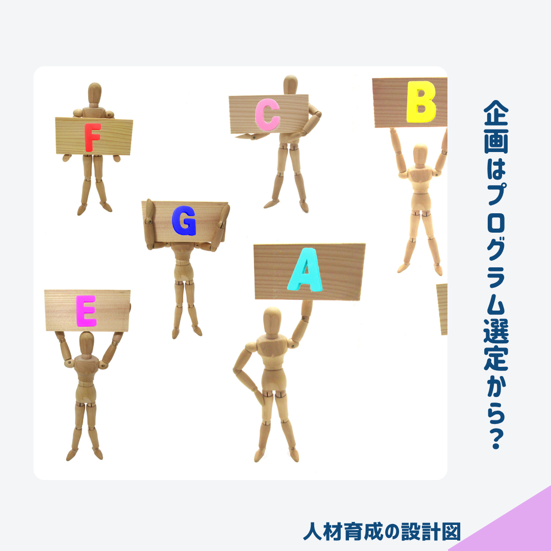 研修企画はプログラムの選定からで良いのか？
