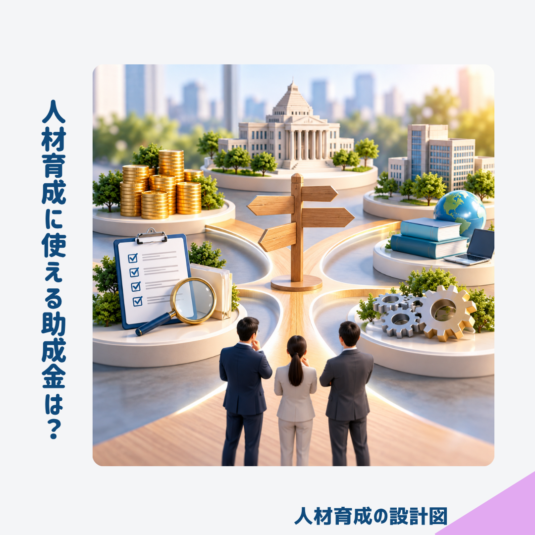 人材育成に使える助成金は？