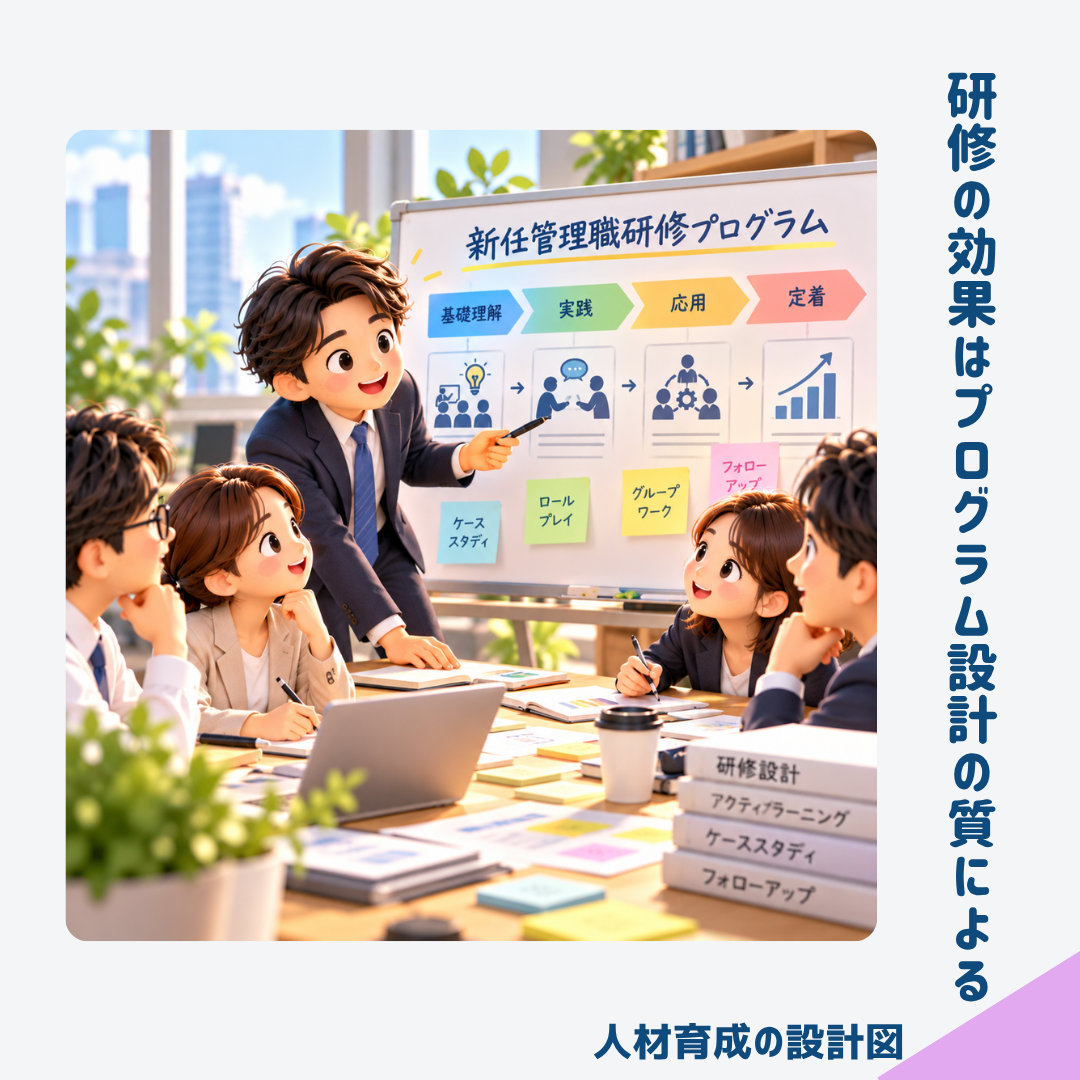 研修の効果はプログラム設計の質による