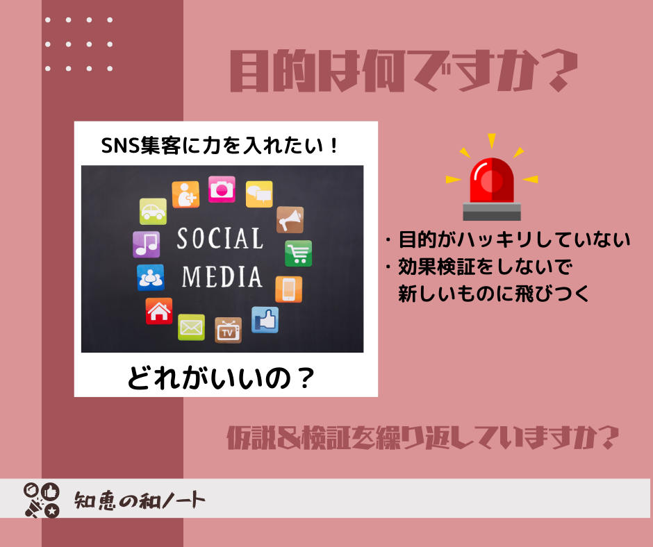 SNSでの集客に力を入れたいなら、最初に見直すことは？