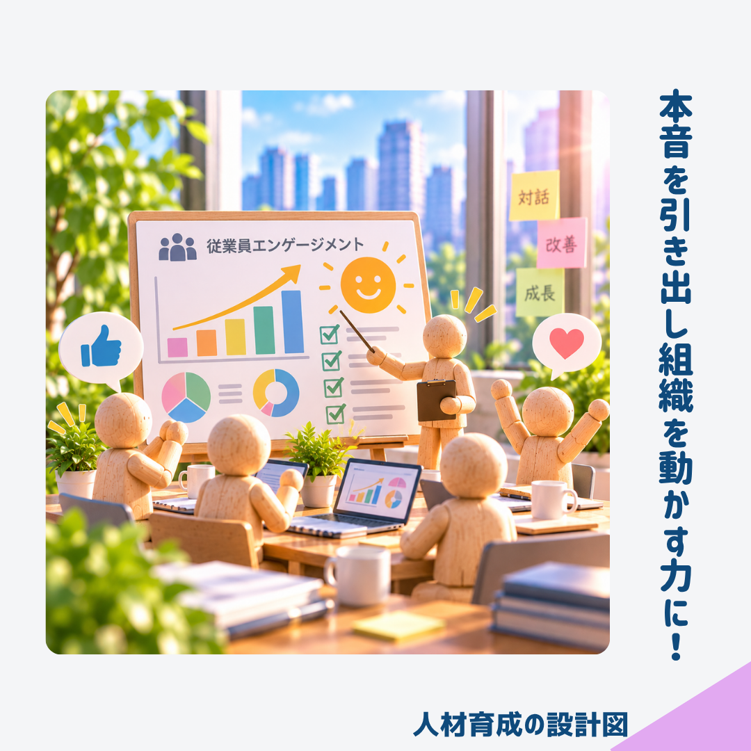 従業員の本音を引き出し組織を動かす力にする