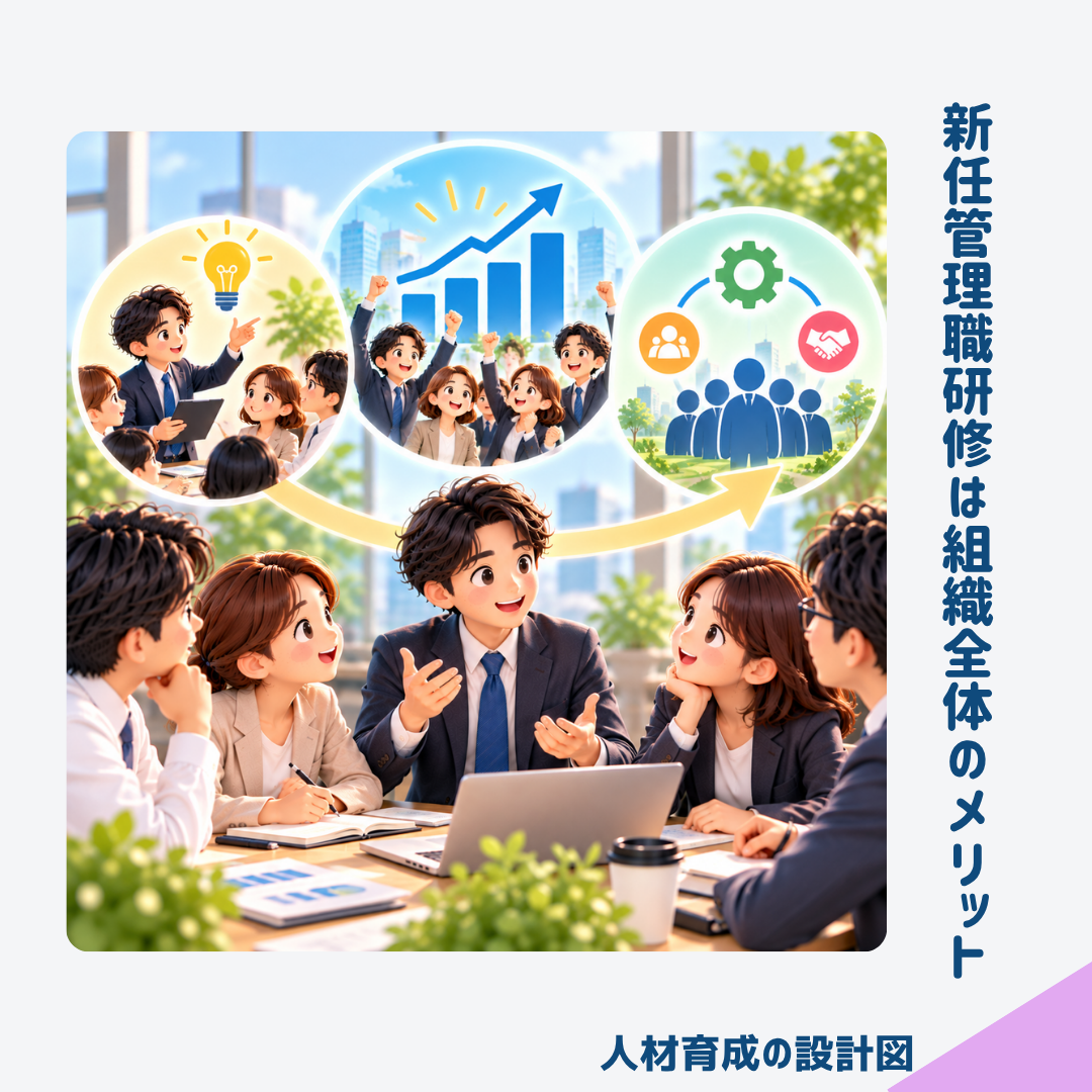 新任管理職研修は組織全体のメリットになる