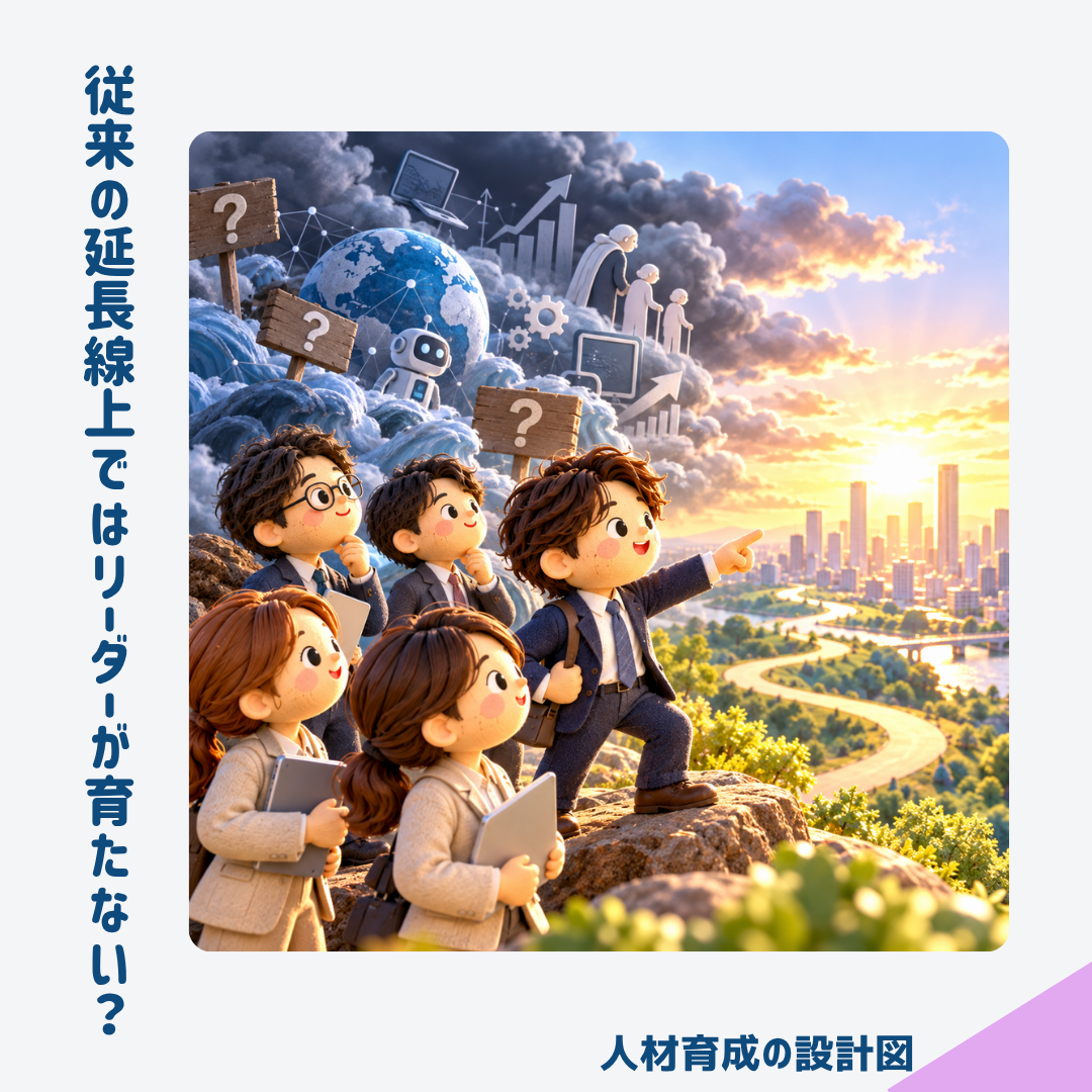 従来の延長線上ではリーダーが育たない