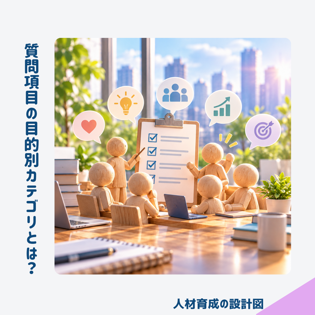 質問項目の目的別カテゴリ