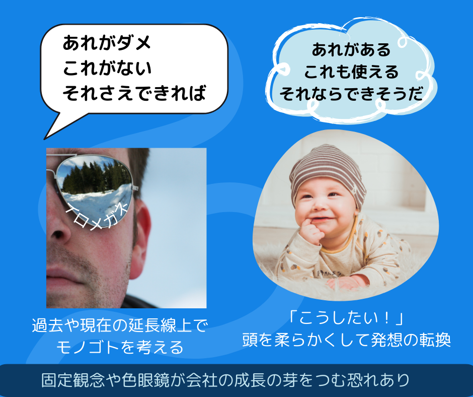 経営者の固定観念や色眼鏡が会社の成長の芽をつむ恐れあり