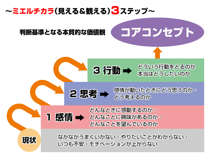 ミエルチカラ 3step