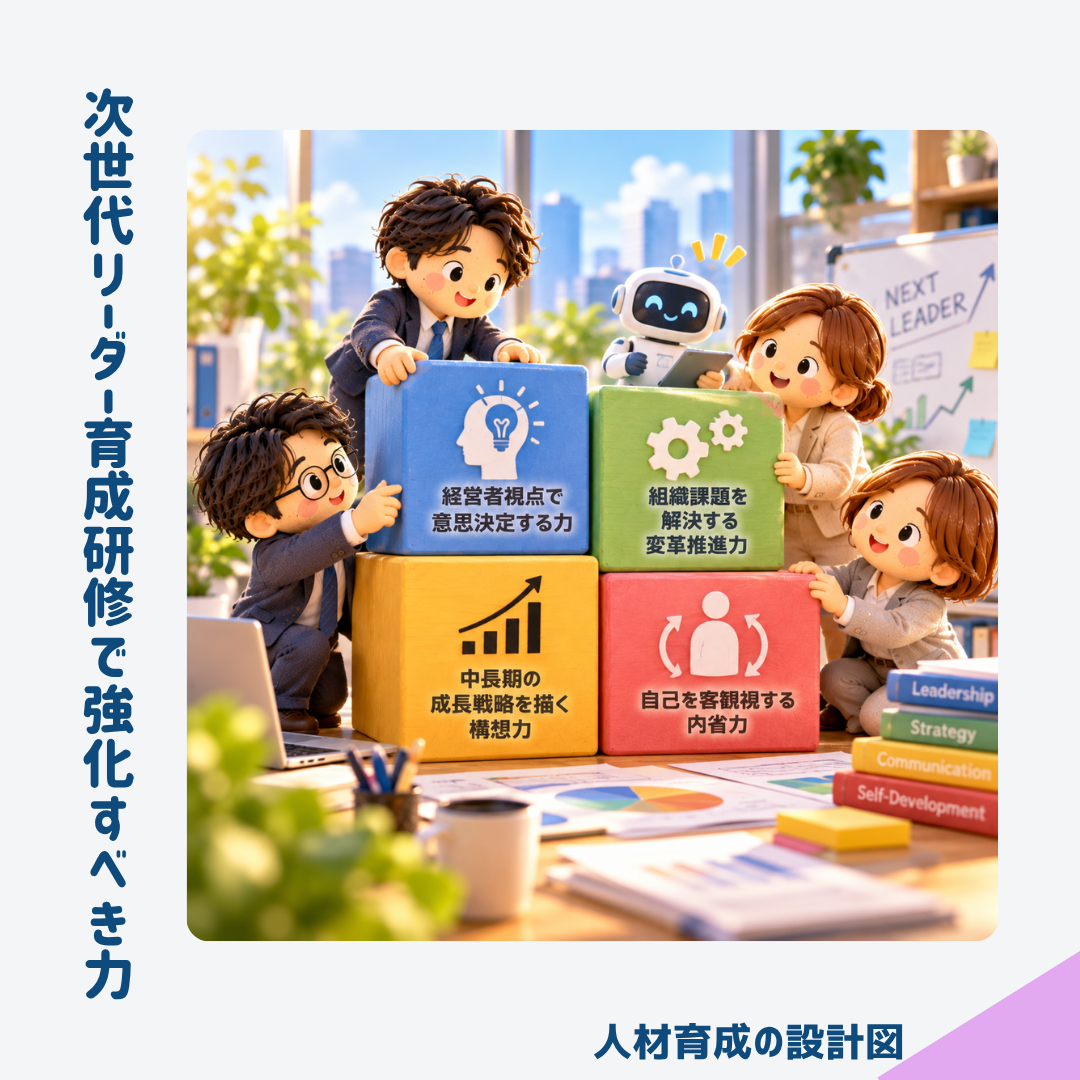 次世代リーダー育成研修で強化すべき力とは?