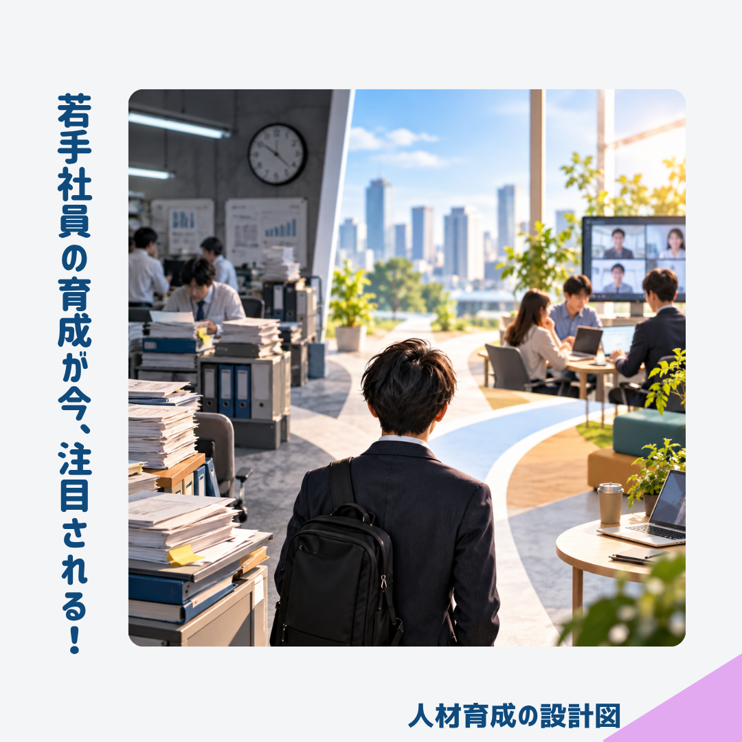 若手社員の育成が注目されている
