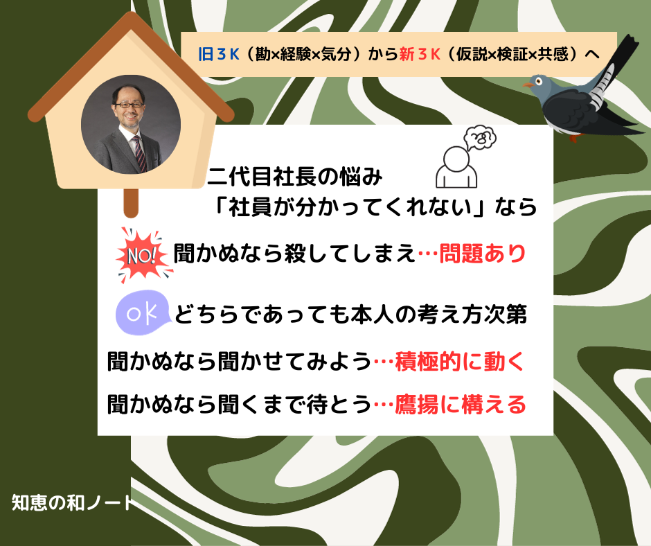 「社員が分かってくれない」というご相談を受けて